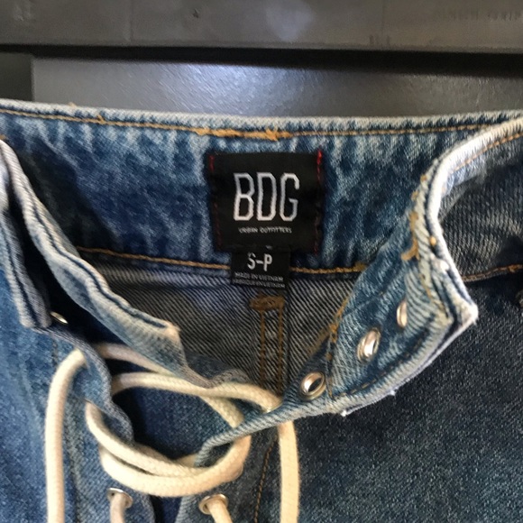 BDG Fiona Denim Lace-Up Skirt - Picture 5 of 5